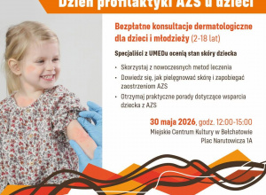 Prezydent Miasta Bełchatowa Patryk Marjan zaprasza na Dzień Profilaktyki AZS u dzieci.