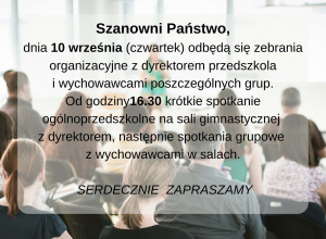 Zebranie z Rodzicami